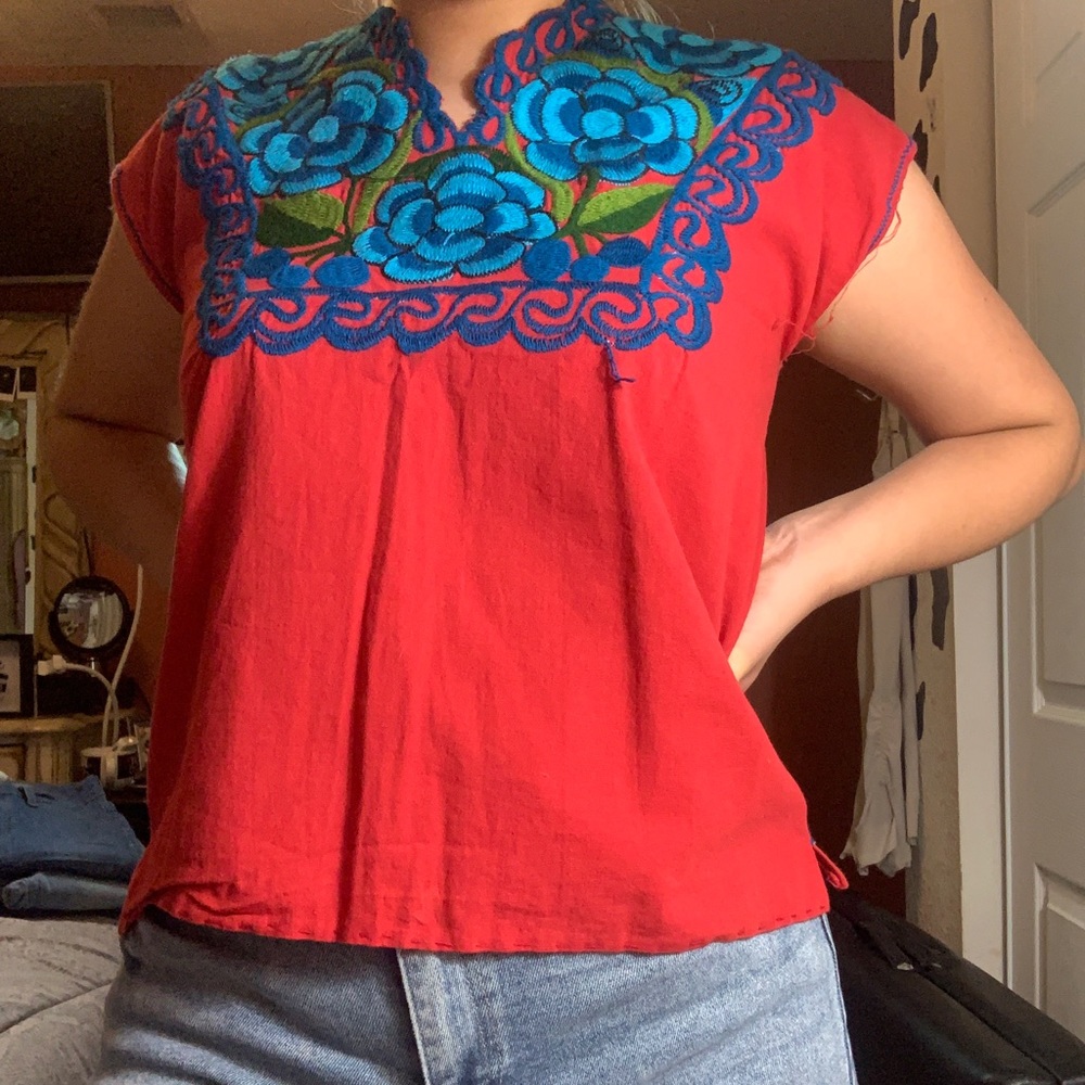 Embroided Mexican Shirt